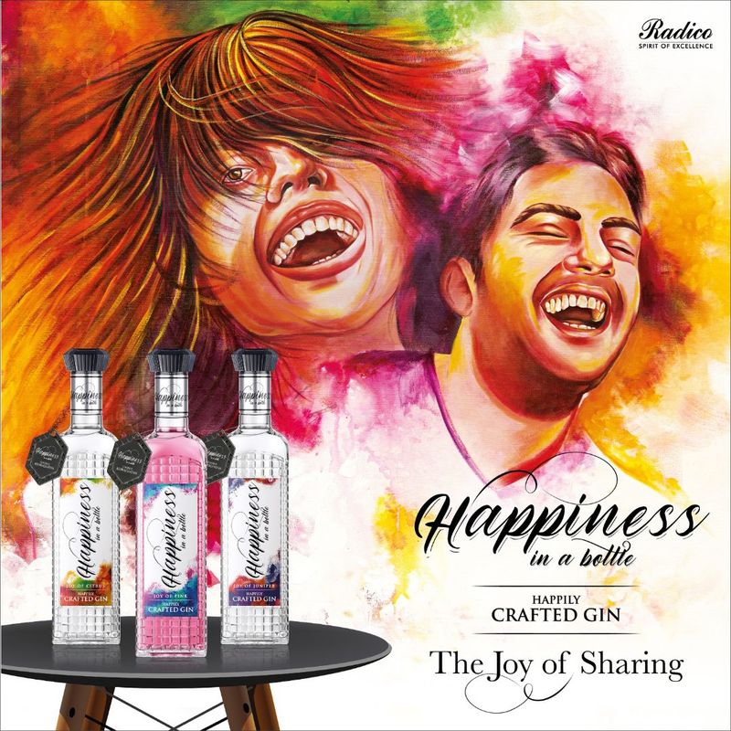 Radico Khaitan Unveils 'Happiness In A Bottle: A Happily Crafted Gin' - 8PM  News