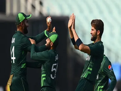 cwc 2023  fiery spells from wasim  afridi  rauf help pakistan bundle out bangladesh for 204