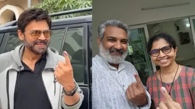 jagapathi babu  ss rajamouli cast their votes in telangana assembly elections