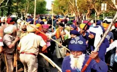 amritpal s supporters detained for staging protest in ludhiana