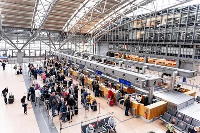 germany  hamburg airport halts flights after armed man opens fire