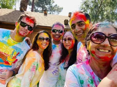 preity zinta drops pictures from her holi celebration
