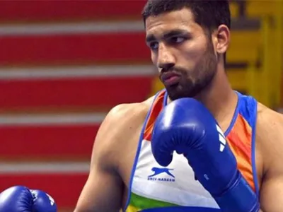 world olympic boxing qualification  lakshya chahar bows out