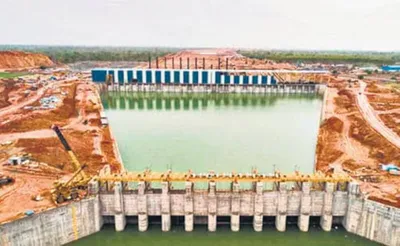 telangana s kaleshwaram irrigation project economically unviable  cost benefit ratio inflated  cag report