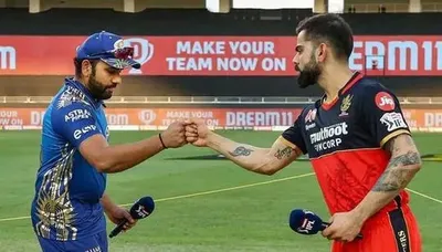 battle between india s two biggest stars today as mi rcb to lock horns
