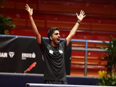  paris 2024 olympics will be best for indian table tennis   sathiyan gnanasekaran