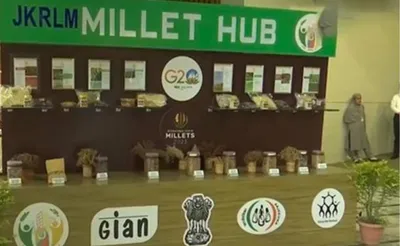 j k  govt sets up special food stall  millet hub  for g20 delegates