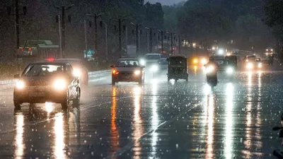 rain lashes parts of delhi  more showers expected today