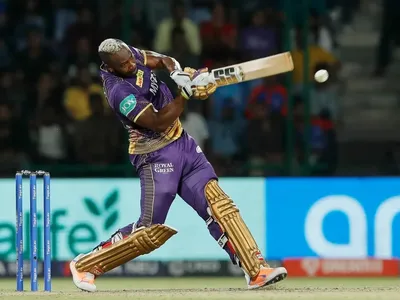 kkr all rounder andre russell completes 600 sixes in t20 against srh
