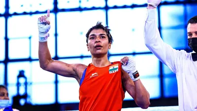 asian games  nikhat zareen moves to next round in women s 50kg category