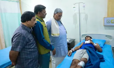 karnataka cm siddaramaiah visits rameshwaram cafe blast victims in hospital