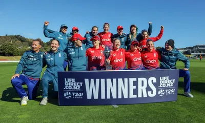 sciver brunt  ecclestone help england wrap up 4 1 t20i series win over new zealand