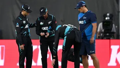 new zealand hit by injury blow in second t20i against australia