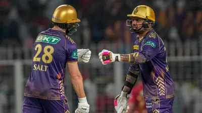 salt narine record kkr s 4th highest partnership in ipl history  first century stand since 2017