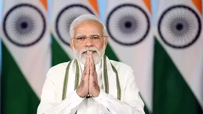 prime minister narendra modi wishes for joy  health and prosperity to all on diwali
