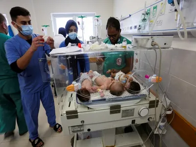 thirty one children evacuated from al shifa hospital in gaza  to be moved to egypt