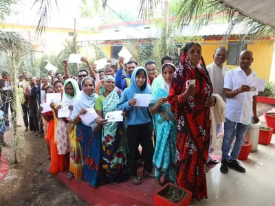 voting underway in chhattisgarh s naxal affected karigundam area after 23 years