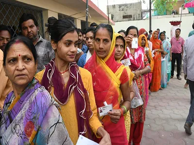 62 28 per cent voter turnout recorded in nine ls seats in madhya pradesh till 5 pm