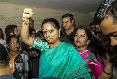 brs leader kavitha appears before delhi court in connection with excise policy case