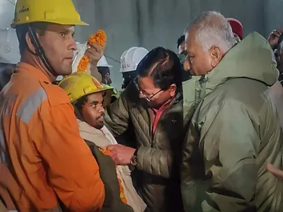 families of silkyara tunnel workers celebrate safe rescue with firecrackers  sweets