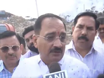  causes are natural but there is corruption behind this   delhi bjp chief over ghazipur landfill fire