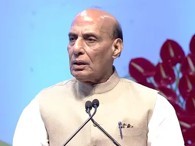  cpi  m  poll promise of eliminating nuclear weapons will weaken the country s security   rajnath singh