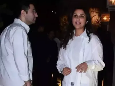 parineeti chopra  aap leader raghav chadha spotted hanging out together