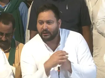  whatever he says is going to be a blessing for us   tejashwi yadav responds to nitish kumar s  baal baccha  jibe at lalu
