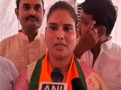 madhya pradesh   one cannot bring development to region while in congress   says mla nirmala sapre after joining bjp