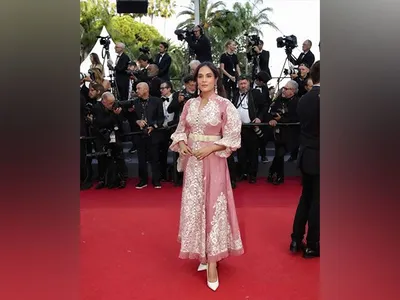 richa chadha drops pictures of her cannes look in pink dress gifted by ali fazal