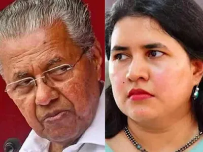 bjp takes on pinarayi vijayan after ed files case against his daughter