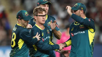 cummins  zampa guide australia to victory over new zealand in 2nd t20i
