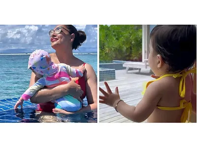 bipasha basu drops cute video of her  water baby  devi