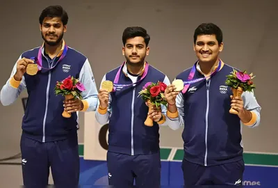 asian games  day 2  indian shooters  rowers lead medal haul