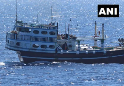 indian navy warship rescues 19 pakistani nationals  fishing vessel hijacked by somali pirates