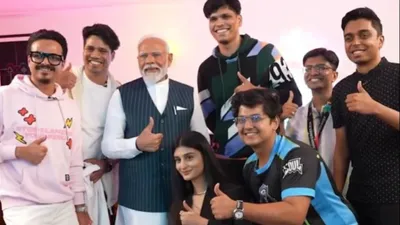 pm modi interacts with gamers  says he would from using  noob  during elections