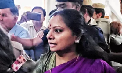 k kavitha produced in court in delhi excise policy scam  claims case against her is  political laundering 
