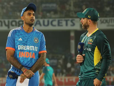 indian skipper suryakumar wins toss  opts to bowl first against australia in 1st t20i