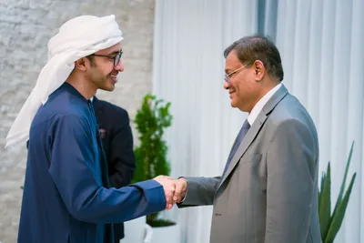 president of uae receives written message from prime minister of bangladesh
