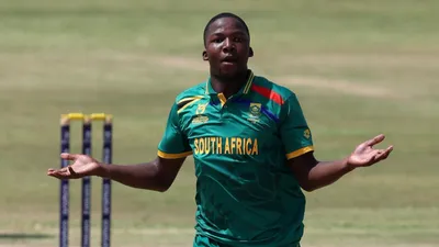 south africa pacer kwena maphaka rescripts u 19 world cup history books