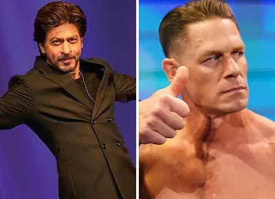  gonna send you my latest songs   srk reacts to video of john cena singing  bholi si surat 