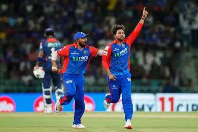  it was crucial to get wickets in middle overs   kuldeep yadav on victory against lucknow super giants
