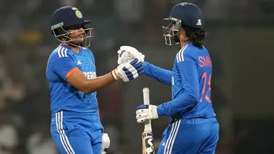 ind vs aus t20i  women   shafali  smriti guide india to 9 wicket win