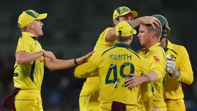 australia beat india by 21 runs to clinch odi series 2 1