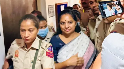  political case  targeting opposition parties     k kavitha after court extends her judicial custody till april 23
