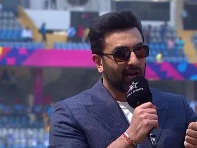 ranbir kapoor at wankhede to cheer for team india  wishes luck to  men in blue 