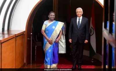 president murmu overseas signing of mous between india and mauritius