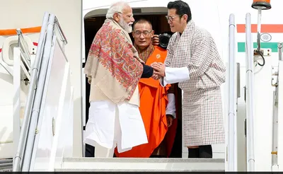  an exceptional leader      bhutanese king wangchuck heaps praise on pm modi following state visit