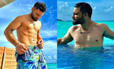 after hitting sixes in ipl 2023  rinku singh now raises temperature with his  six pack  abs