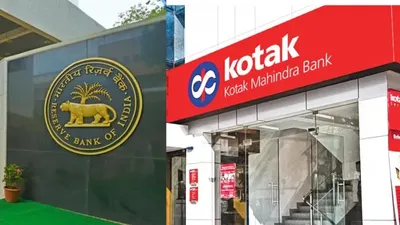 rbi bars kotak mahindra bank from onboarding new online customers  issuing credit cards